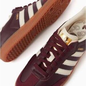 NWOT burgundy sambas